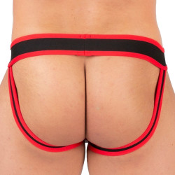 Sparta's Harness Jockstrap Shell Noir-Rouge